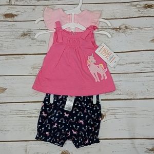 Carter's NWT Unicorn Set NB